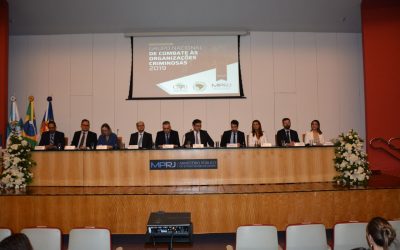 Abel Gomes abre com palestra reunião do Grupo Nacional de Combate às Organizações Criminosas, no Rio