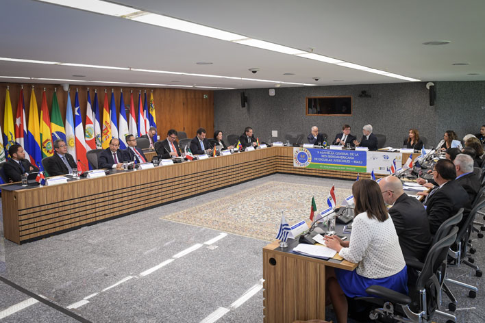Começa em Brasília a X Assembleia Geral da Rede Ibero-Americana de Escolas Judiciais