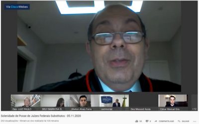 TRF2 empossou nesta quinta-feira, 5/11, oito novos juízes federais substitutos