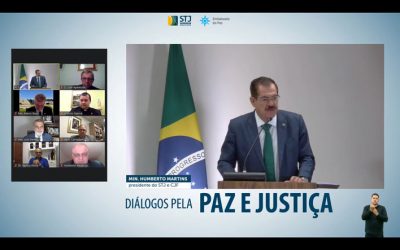 STJ e Embaixada da Paz recebem ganhadores do Nobel e ministros no evento Diálogos pela Paz e Justiça