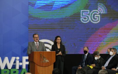 Na assinatura dos atos de autorização do 5G, Humberto Martins diz que tecnologia vai revolucionar a Justiça