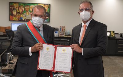 Presidente do STJ recebe Medalha da Ordem do Mérito da justiça sul-mato-grossense