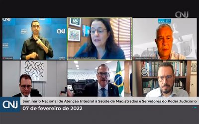 Ministro Humberto Martins participa de seminário do CNJ sobre saúde de servidores e magistrados