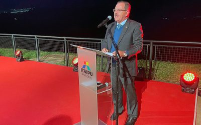 Ministro Humberto Martins participa de cerimônia comemorativa dos dois anos da campanha Sinal Vermelho