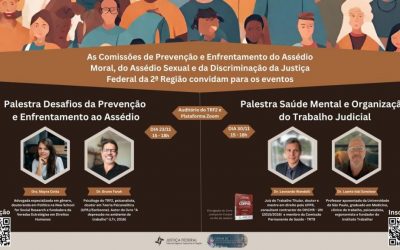 TRF2 sedia em novembro palestras com a temática “assédio”