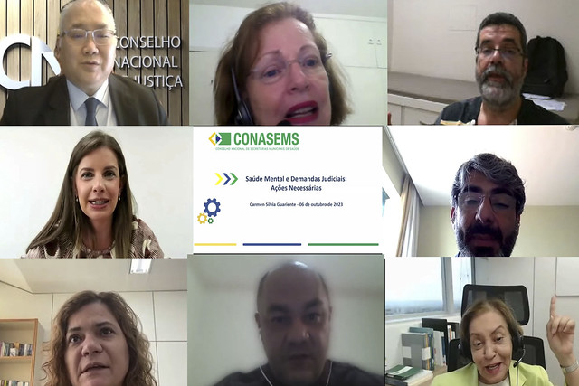 Imagem do Webinário Saúde Mental e Demandas Judiciais: Ações Necessárias - Imagens/Web: Luiz Silveira/Ag.CNJ.