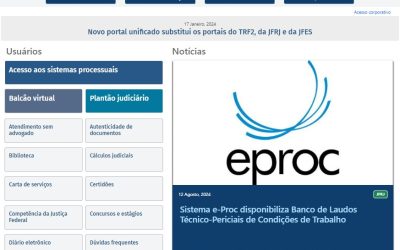 Portal Unificado da Justiça Federal da 2ª Região será lançado no dia 17 de setembro